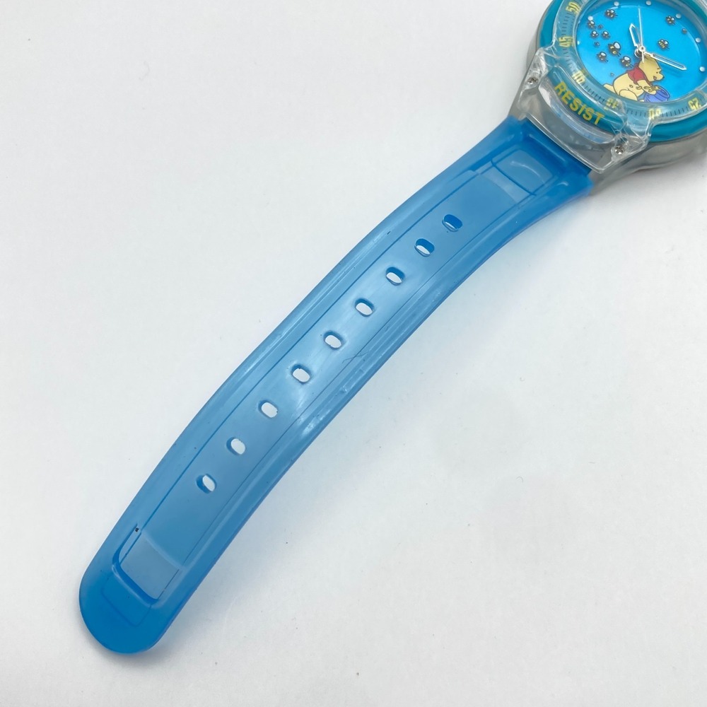 Disney Winnie the Pooh Women's Watch 37mm Light Up Blue WR 30M New Battery 9" - Picture 17 of 17